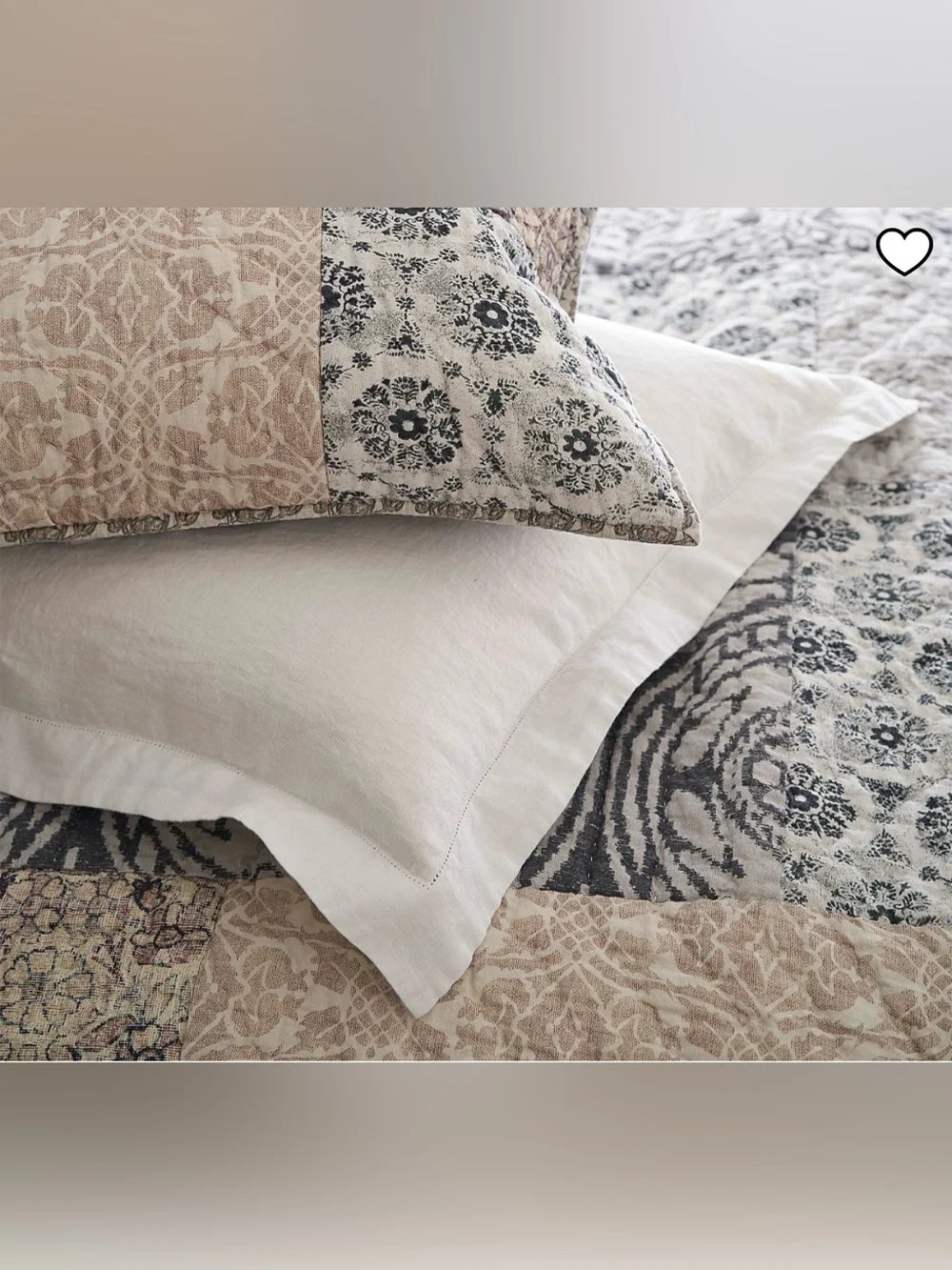 NWT‼️Set/2 Pottery Barn Tessa Quilted King Shams